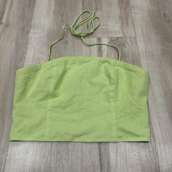 Women’s Anthropologie X Mare Mare Green‎ Halter Top Small S - Picture 1 of 7